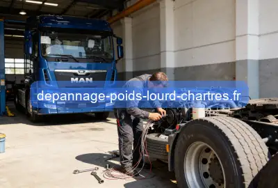 Air, boite de vitesse, freins bloqué sur poids lourd